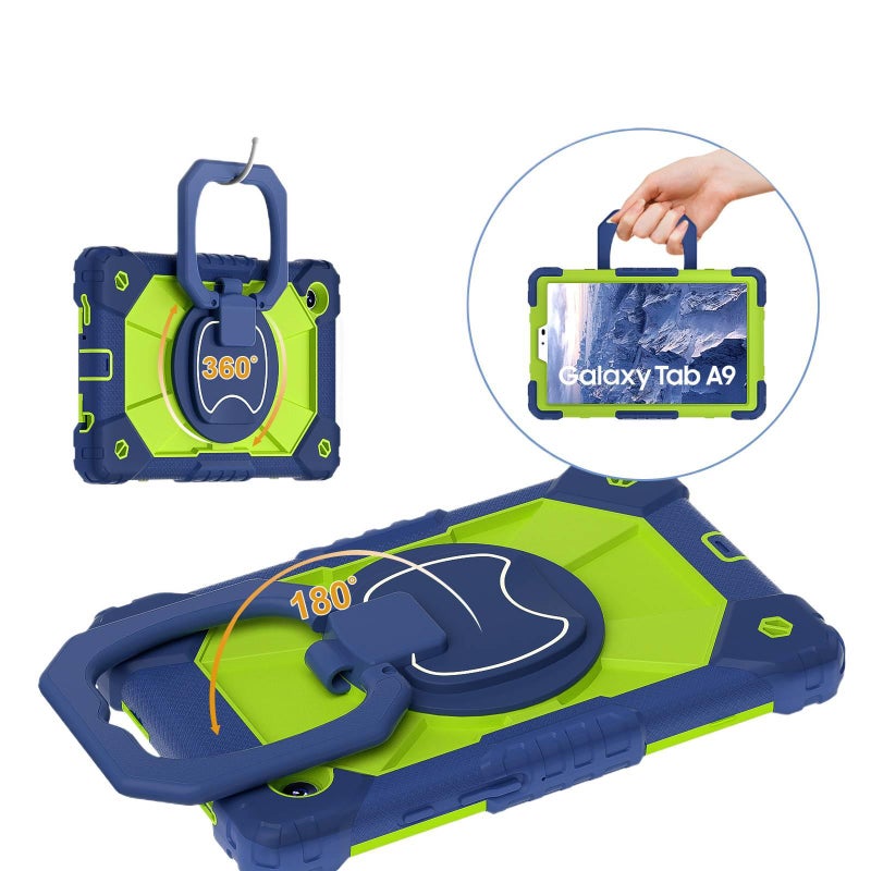 DGG Black Rotating iPad Case Compatible with iPad Air 13 / iPad Air with Pencil Holder - Image 3