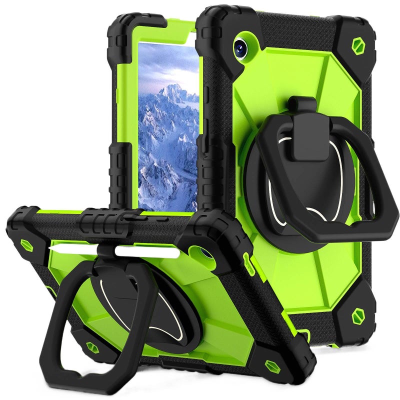 DGG Black Rotating iPad Case Compatible with iPad Air 13 / iPad Air with Pencil Holder - Image 1