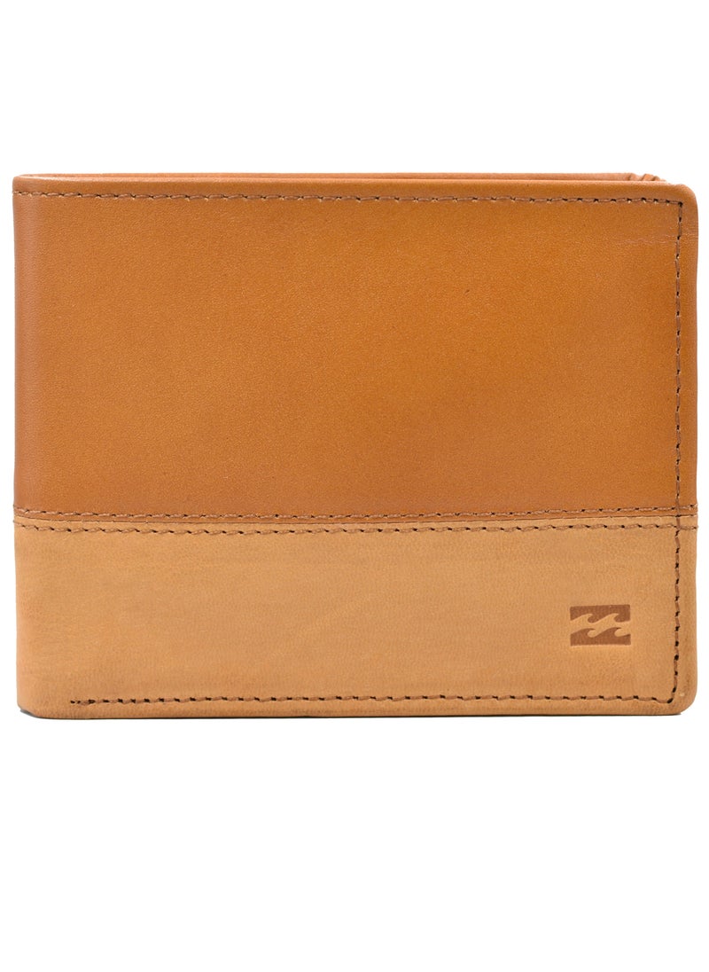 Billabong - Billabong Mens Leather Brown Wallet - Image 1