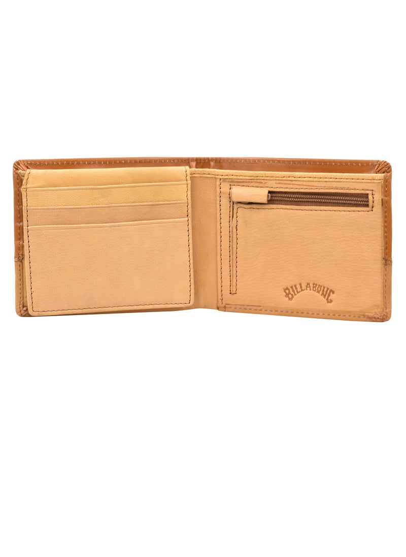 Billabong - Billabong Mens Leather Brown Wallet - Image 1