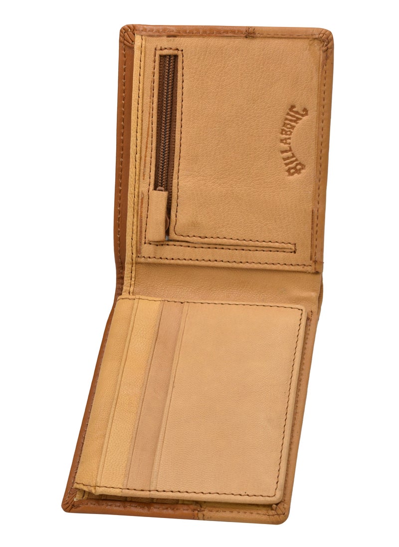 Billabong - Billabong Mens Leather Brown Wallet - Image 1