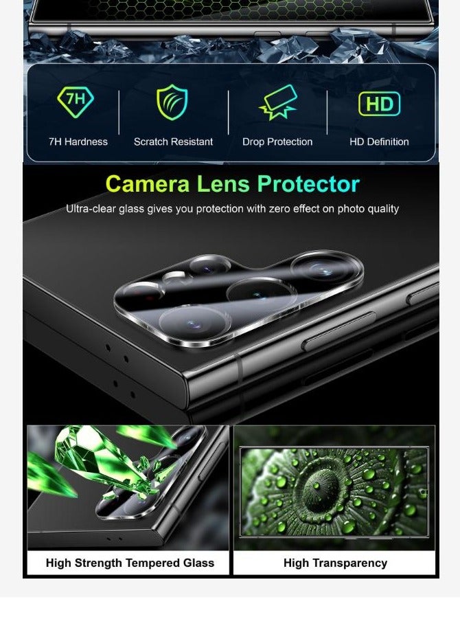 (2-Piece) Samsung Galaxy S25 Edge For Lens Protector, Scratch-resistant tempered glass camera lens protector design that preserves the original lens for Samsung Galaxy S25 Edge  - Image 5