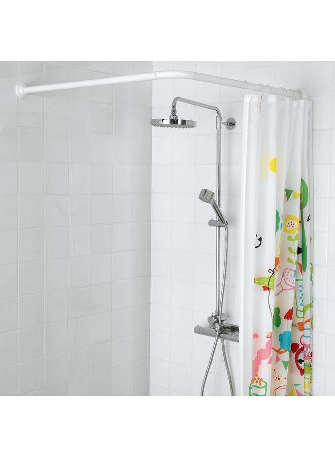 erorex Shower Curtain Rod, White - Image 3