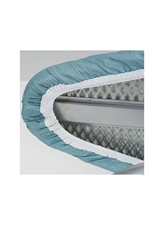 Household Essentials غطاء ومفرش طاولة الكي 1 قطعة Essentials 100% قطن ووسادة ألياف 4 مم 10 زجاجات زرقاء  - Image 3