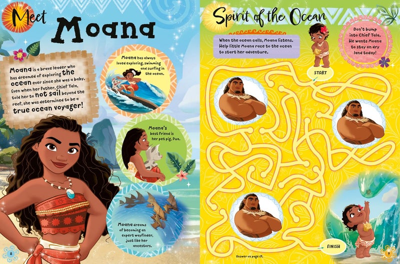 Disney Moana Annual 2025: Join Moana for a magical adventure. The perfect gift for fans of the hit movie. - Image 3