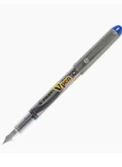PILOT Vpen Fountain Pen Silver/Blue 