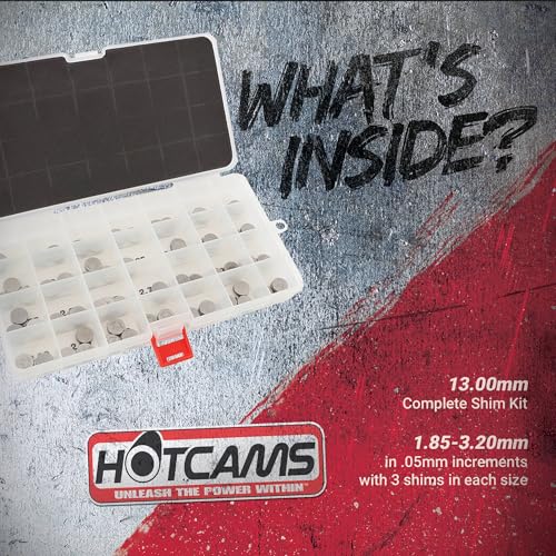 Hot Cams 13.00mm Complete Shim Kit HCSHIM32 for Kawasaki ZR 1100, ZR 550 & ZR 750 Zephyr Street Bikes ZR-7 - Image 3