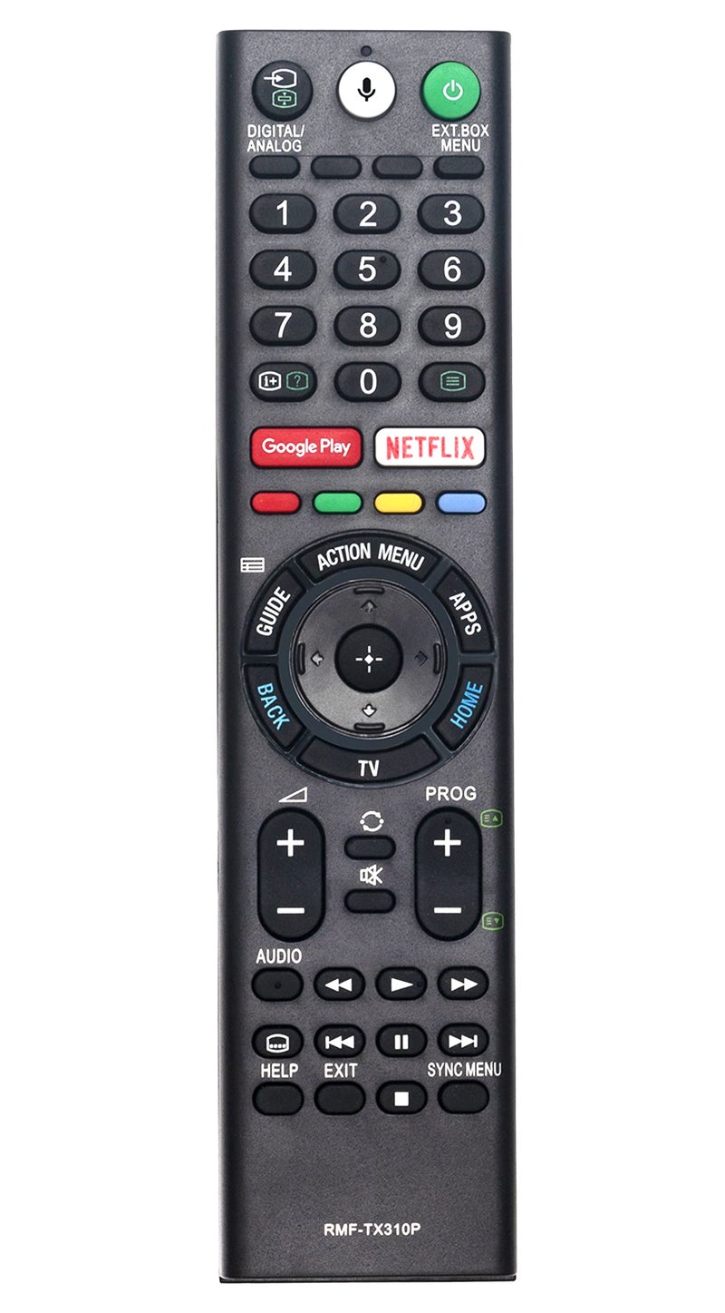 AULCMEET RMF-TX310P Replaced Voice Remote Control Compatible with Sony TV KD-75X8000G KD-65X8000G KD-55X8000G KD-49X8000G KD-43X8000G KD-65X8077G KD-55X8077G KD-65X7500F KD-55X7500F RMF-TX310C RMF-TX310T - Image 1