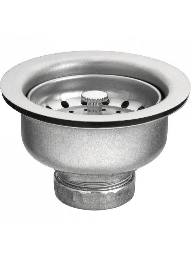 Moen 22037 3-1/2 Inch Drop-In Basket Strainer with Drain Assembly, Satin