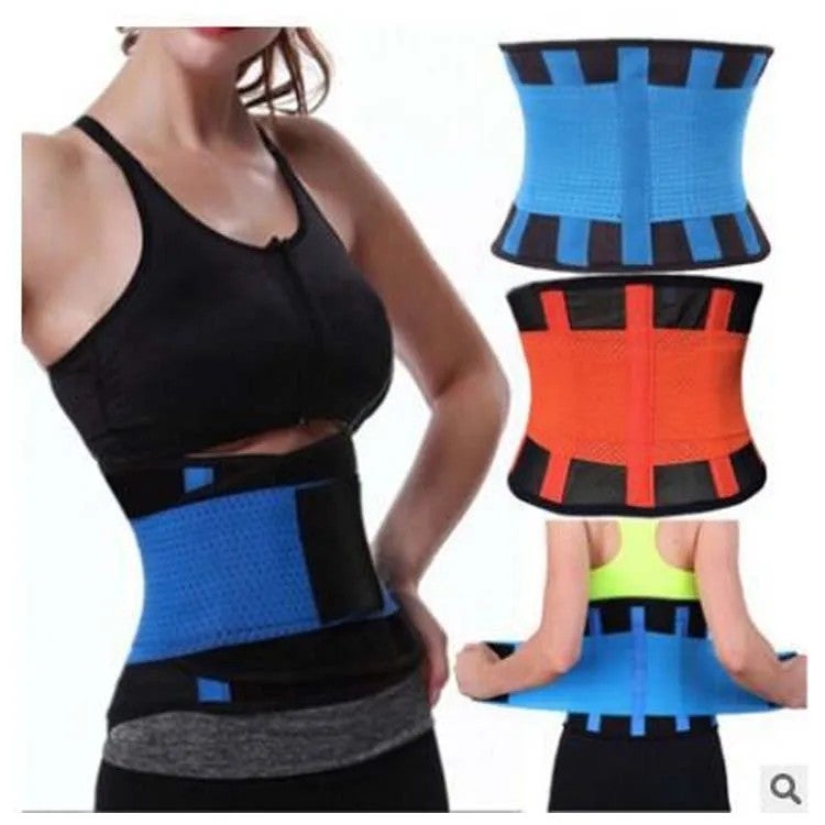 Bluejw Adjustable Weight Loss Waist Brace - Sports Workout Neoprene Back Support Belt - Slimming Waist Trimmer for Women & Men - Image 2