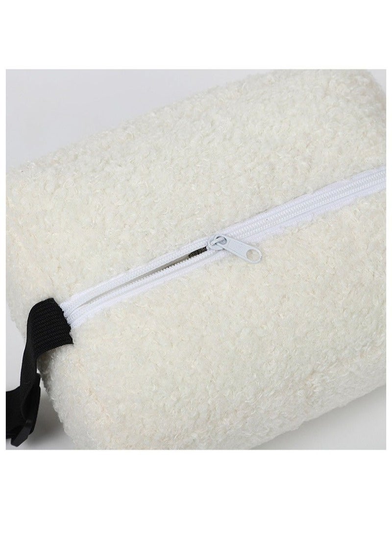 DUNISO Cartoon Car Tissue Holder Hanging Plush Car Decoration Seat Back Tissue Box Extra Large Tissues Box Cover for Car Backseat - Image 4