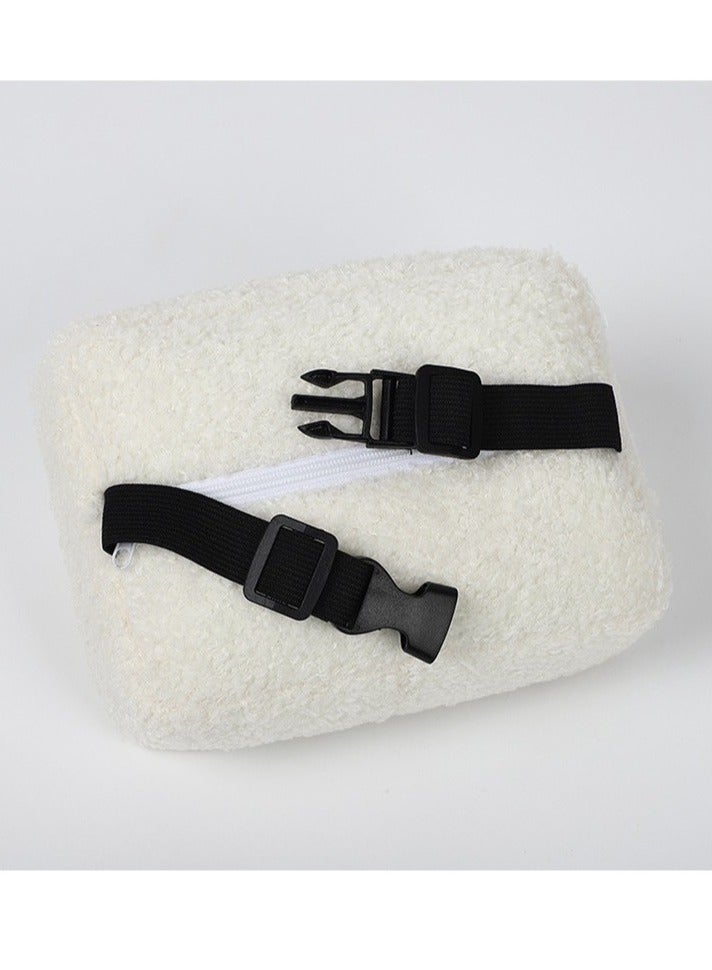 DUNISO Cartoon Car Tissue Holder Hanging Plush Car Decoration Seat Back Tissue Box Extra Large Tissues Box Cover for Car Backseat - Image 3