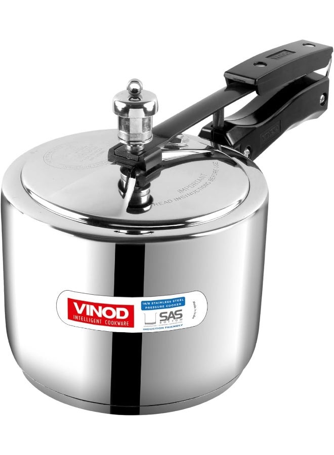 Vinod Stainless Steel Inner Lid Induction Pressure Cooker, 3.5 Liter - Image 1