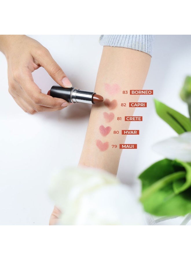 LEF COSMTICS LEF Velvet Matte Lipstick With Beeswax for Everyday Use | 79 MAUI - Image 3
