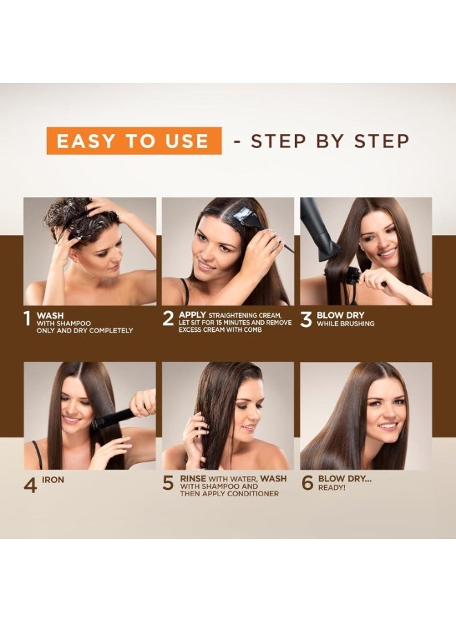 Kativa Brazilian Keratin Straightening Treatment Kit with Hyaluronic Acid & Premium Serum - Image 3