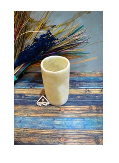 Egypt Antiques Alabaster stone vase from Egypt Antiques, handmade, 100% natural  - Image 2