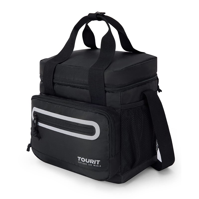 TOURIT Large Lunch Bag 14L Insulated Lunch Box Lunch Cooler for Men&Women Work, Black - Image 1