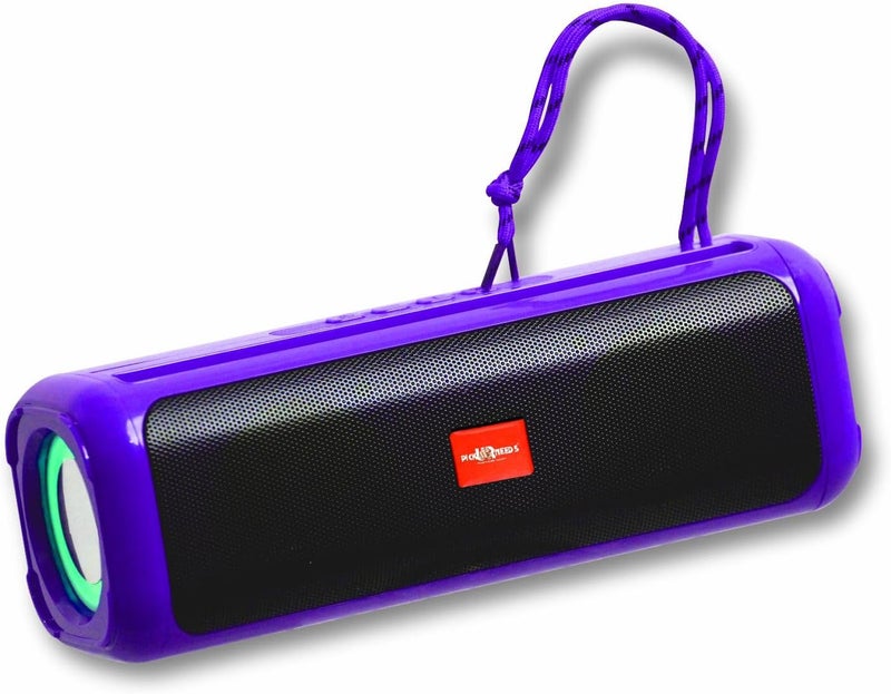 Pick Ur Needs Rechargeable Wireless Bluetooth Speaker Support TF Card/USB Device RGB Disco Light 2 Side Loud Speaker with Extra Bass (Blue) - Image 1