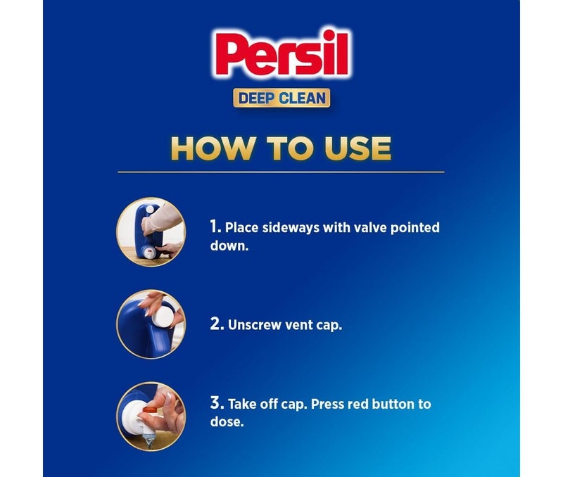 Persil Power Gel Blue 7L – Deep Clean Liquid Laundry Detergent | Strong Stain Removal & Long-Lasting Freshness - Image 2