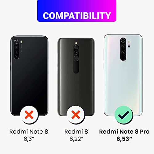 LIRAMARK Silicone Soft Back Cover Case for Redmi Note 8 Pro (Pink) - Image 2