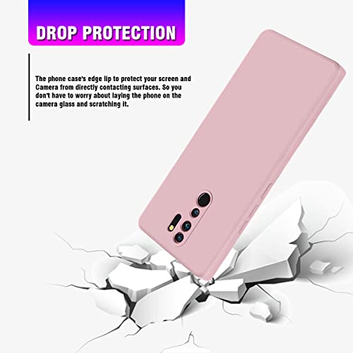 LIRAMARK Silicone Soft Back Cover Case for Redmi Note 8 Pro (Pink) - Image 3