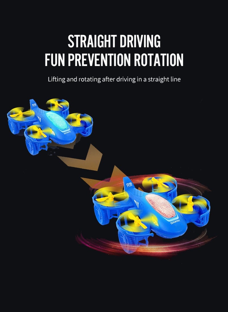 Electric Planes Toy for Children,Kids Toy Car,4 Wheels Drive,360 Degree Spin Stunt,Lifting and Spinning,Cool Shark Styling with Light and Sound - Image 4