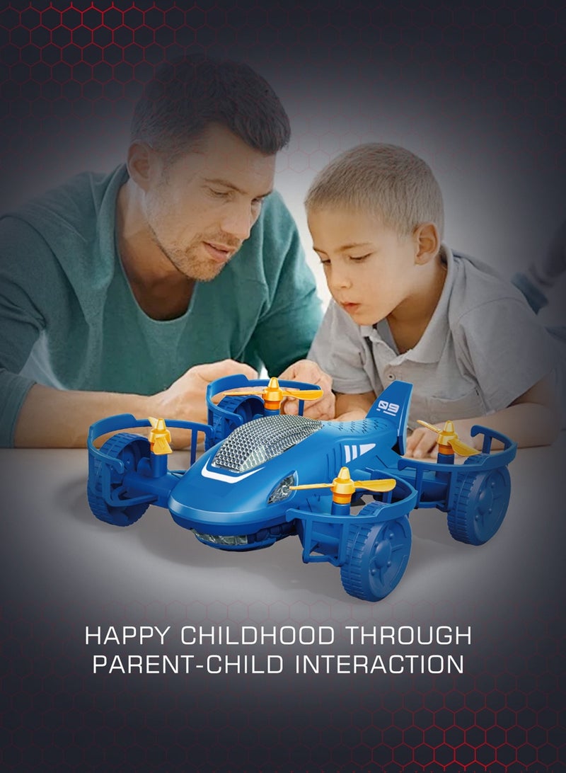 Electric Planes Toy for Children,Kids Toy Car,4 Wheels Drive,360 Degree Spin Stunt,Lifting and Spinning,Cool Shark Styling with Light and Sound - Image 3