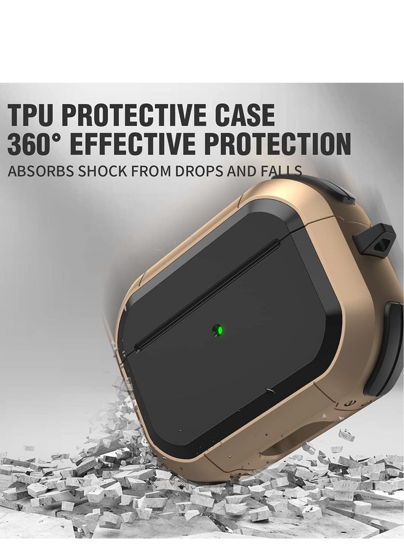 ELTRAZONE - AirPods Pro Case Cover with Keychain Full Protective Shockproof Soft TPU Accessories Skin Compatible for Apple Airpods Pro Case for Women Men Girls Boys Front LED Visible - Image 1