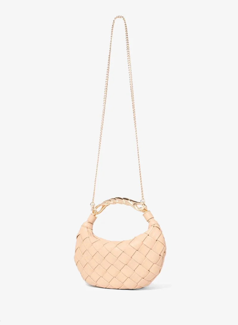 فورايفر نيو WILLA Braided Metal Handle Handheld Bag