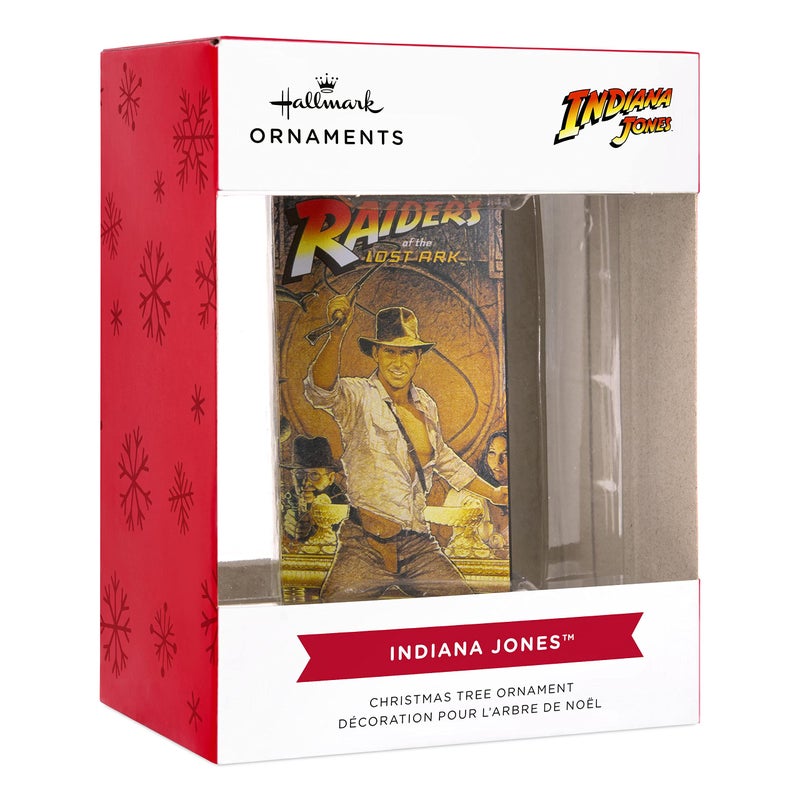 Hallmark Indiana Jones Movie Retro Video Cassette Case Plastic Christmas Ornament (0003HCM1096) - Image 3