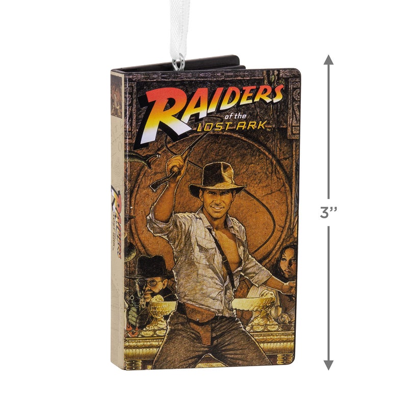 Hallmark Indiana Jones Movie Retro Video Cassette Case Plastic Christmas Ornament (0003HCM1096) - Image 4