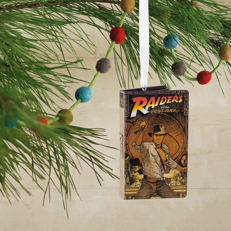 Hallmark Indiana Jones Movie Retro Video Cassette Case Plastic Christmas Ornament (0003HCM1096) - Image 5