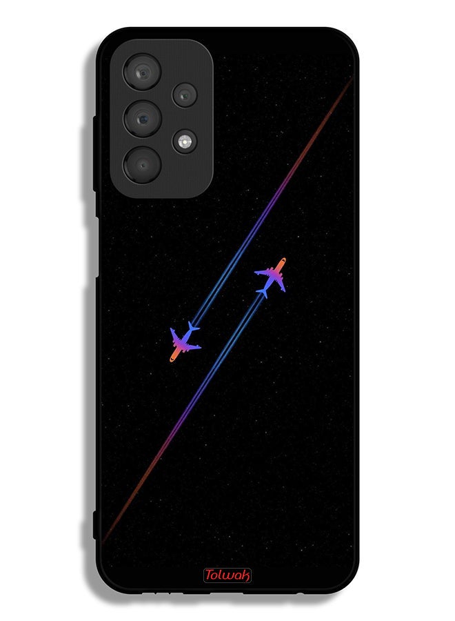 Tolwak غطاء حماية لهاتف سامسونج جالاكسي A23 4G بتصميم طائرات - Image 1
