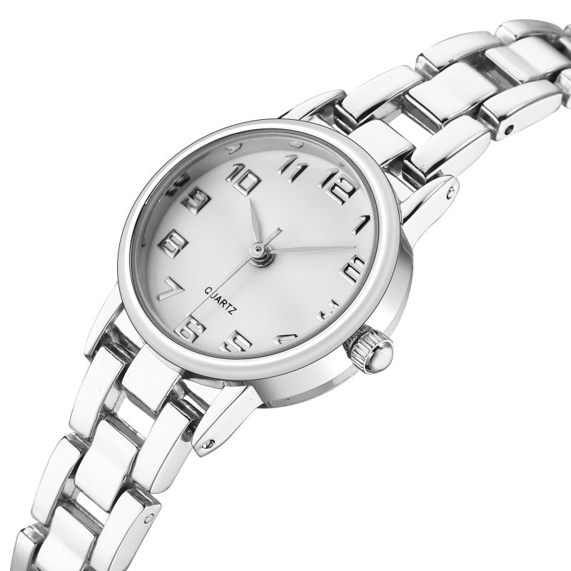 IBSO Women Watches Ladies Quartz Wristwatches Waterproof Bracelet Watch Relogio Feminino (0015 Silver) - Image 2