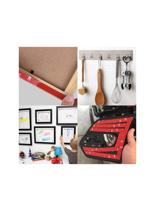 promass Double Sided Foam Tape - 9.84ft x 10mm - Versatile Adhesive for Home, Office, Automotive, Decor - Strong and Durable Bonding Solution - Image 3