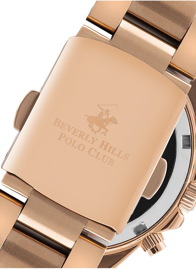 BEVERLY HILLS POLO CLUB - Women's Chronograph Metal Wrist Watch BP3204C.410 - 36 Mm - Image 1