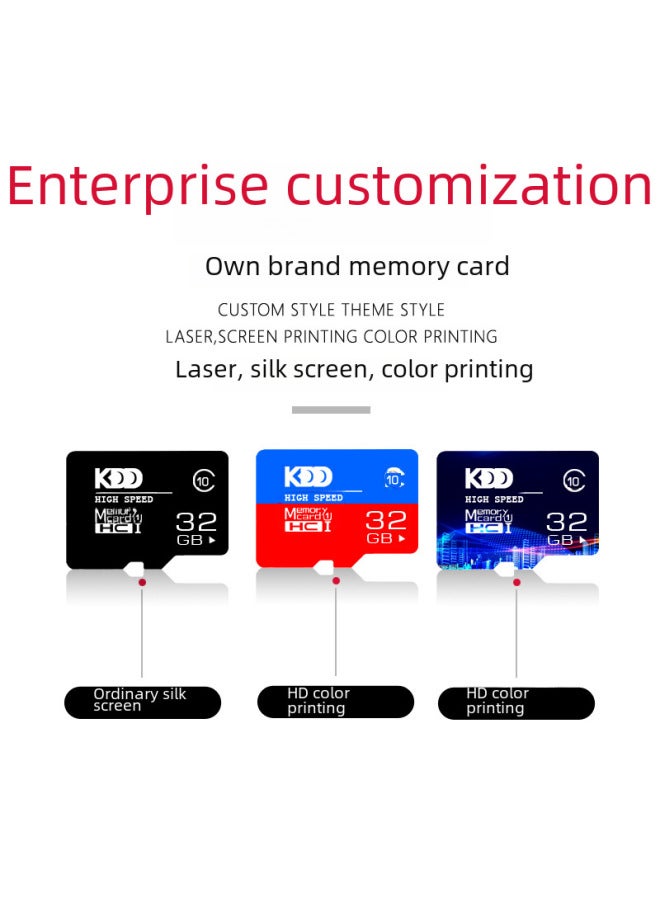 Memory Card 8G Card 64G Mobile Phone Storage Card 16G TF Card 4G Driving Recorder 32g128g Memory Card-Color:Black And White-Capacity:16GB -C10 High-speed Card  - Image 4
