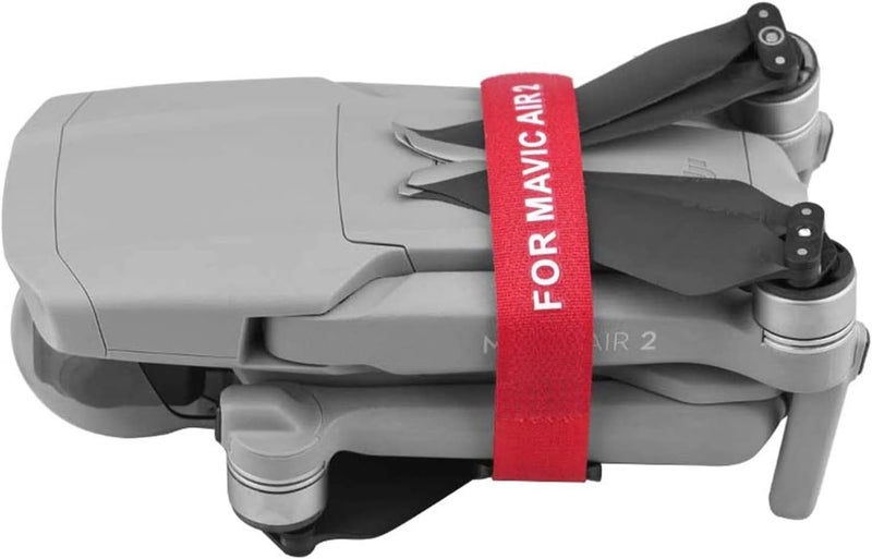 SOLARAE 2pcs Propeller Blade Tape Straps Holder Propeller Protection Blade Holder Protector for drone Accessories (Red) - Image 3