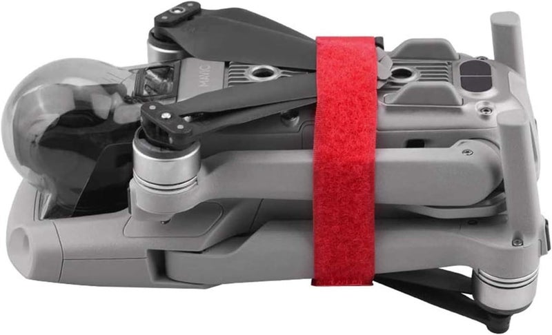SOLARAE 2pcs Propeller Blade Tape Straps Holder Propeller Protection Blade Holder Protector for drone Accessories (Red) - Image 4