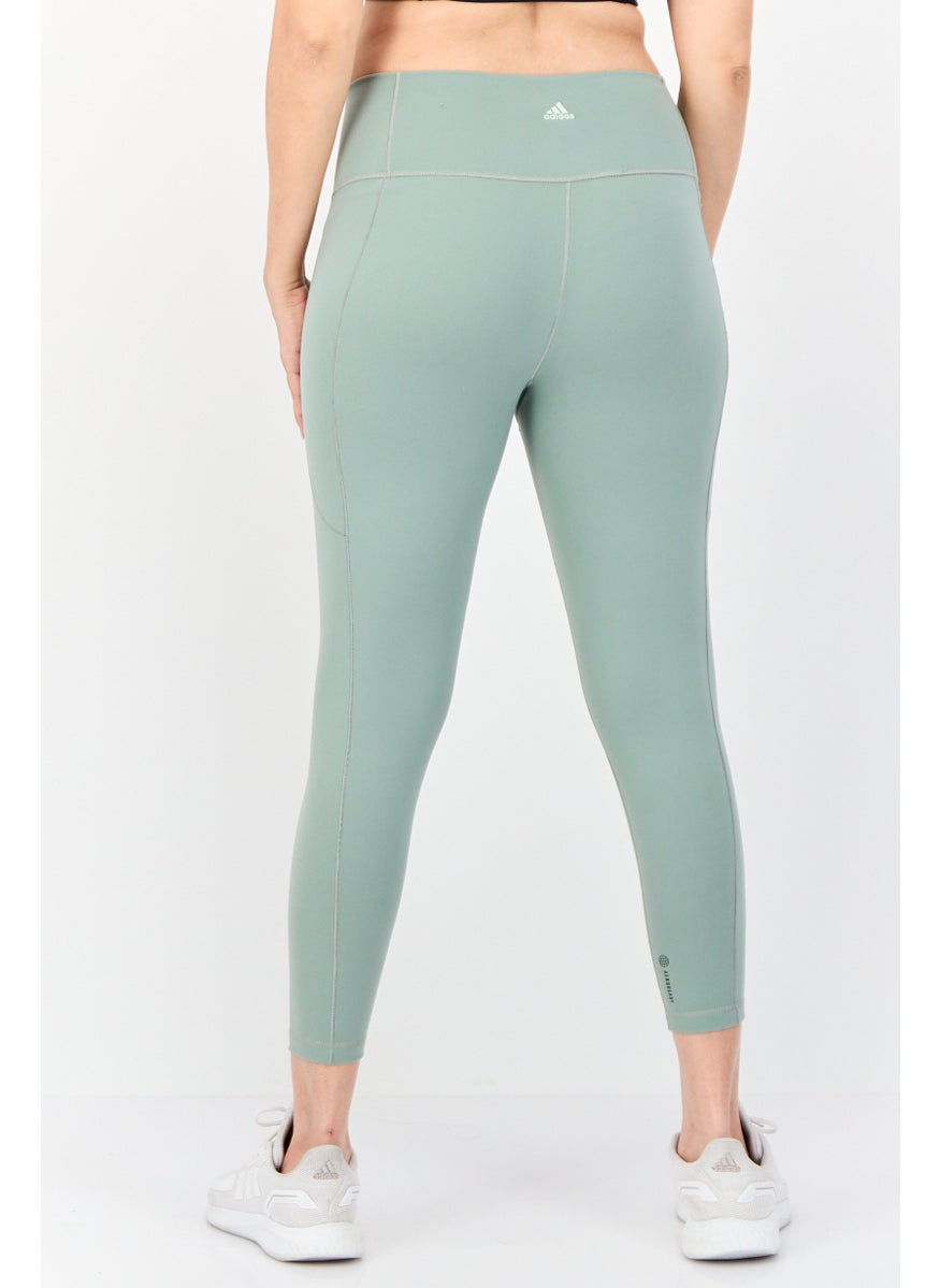 Adidas Women Sportswear Fit Yoga Legging, Sage Green  - Image 2