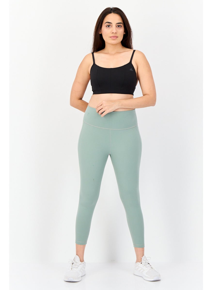 Adidas Women Sportswear Fit Yoga Legging, Sage Green  - Image 3
