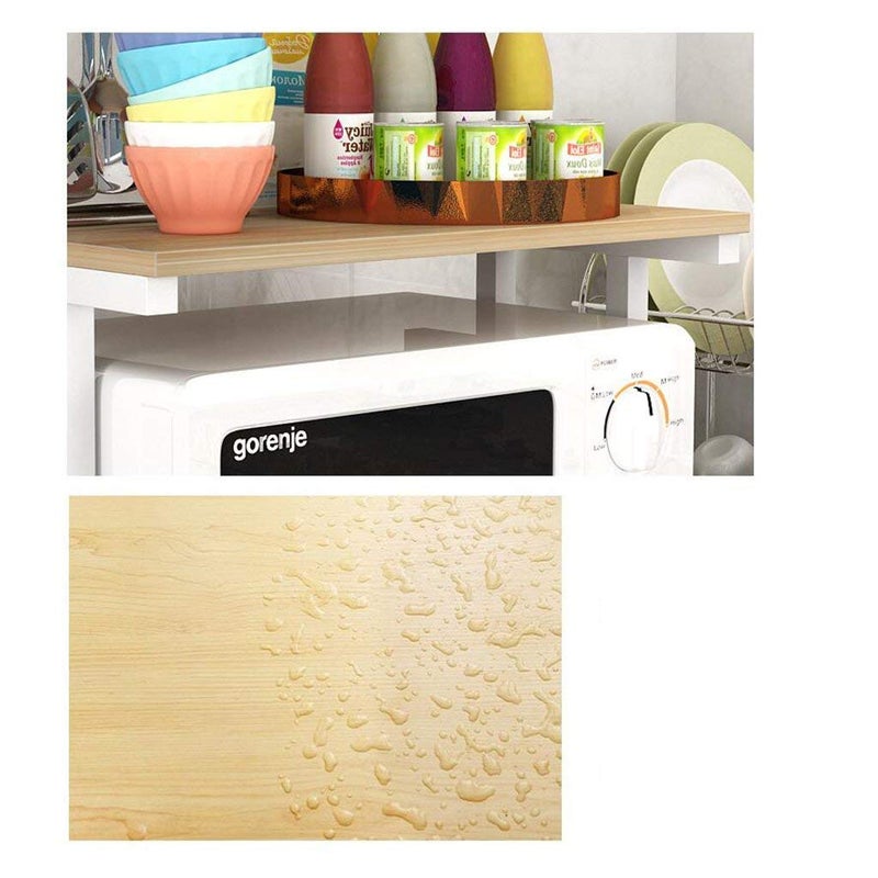 INDIAN DECOR INDIAN DECOR XL46200 Kitchen Shelf 3 Layers Microwave Oven Rack FloorStanding Oven Rack Multifunction Coffee MachineBread MachineTableware Storage RackSpice Rack  - Image 5