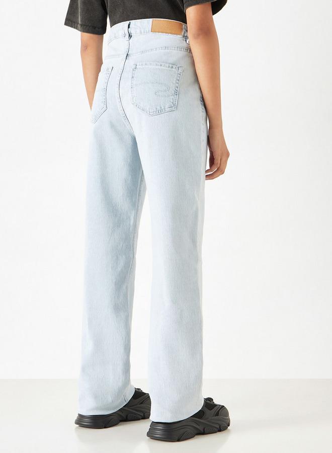 Lee Cooper Straight Fit Jeans with Pockets - Image 3