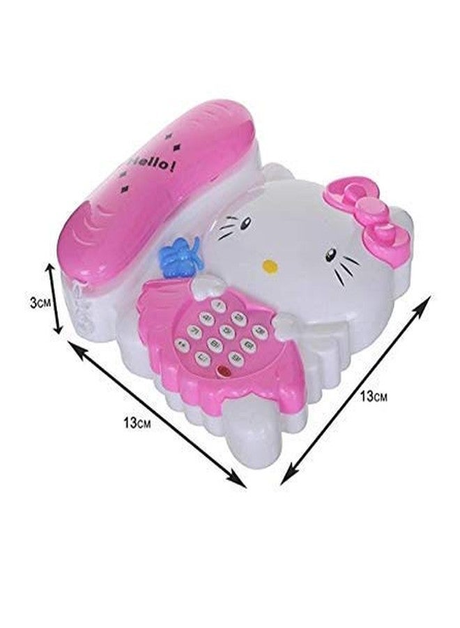 SHANVI Kitty Phone Landline Musical Sound Toys for Kids (Pack of 1), (Kitty Phone-001) - Image 2