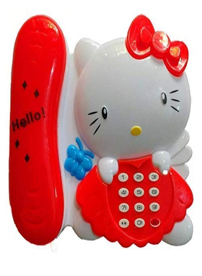 SHANVI Kitty Phone Landline Musical Sound Toys for Kids (Pack of 1), (Kitty Phone-001) - Image 3