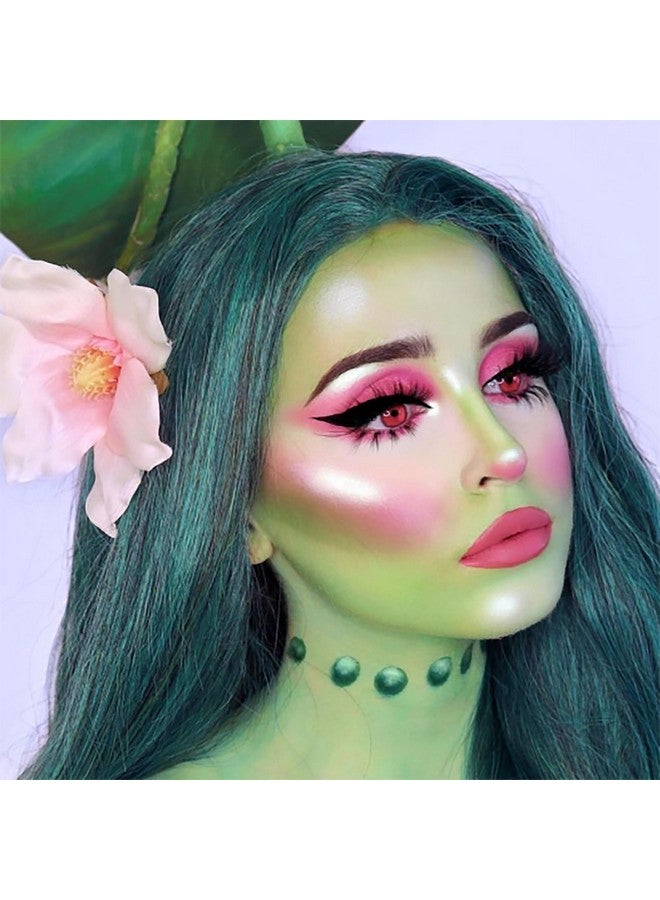 Mysense Pastel Green Face Body Hair Paint Stick,Water Based Washable Temporary Hair Color,Non-Toxic Cream Body Paint Foundation For Adults And Kids Halloween Cosplay Makeup,0.5Oz  - Image 3