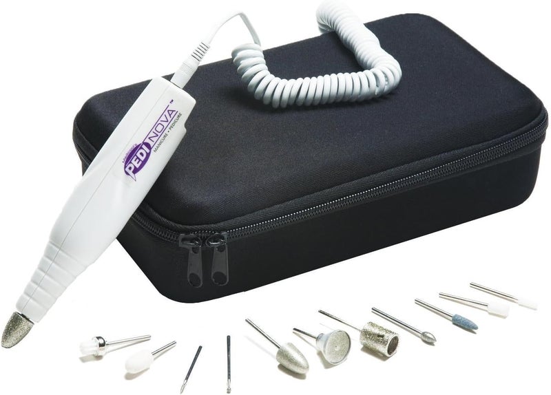 Medicool PediNova III Electric Manicure and Pedicure Kit with 14 Tools and Travel Case - Image 1