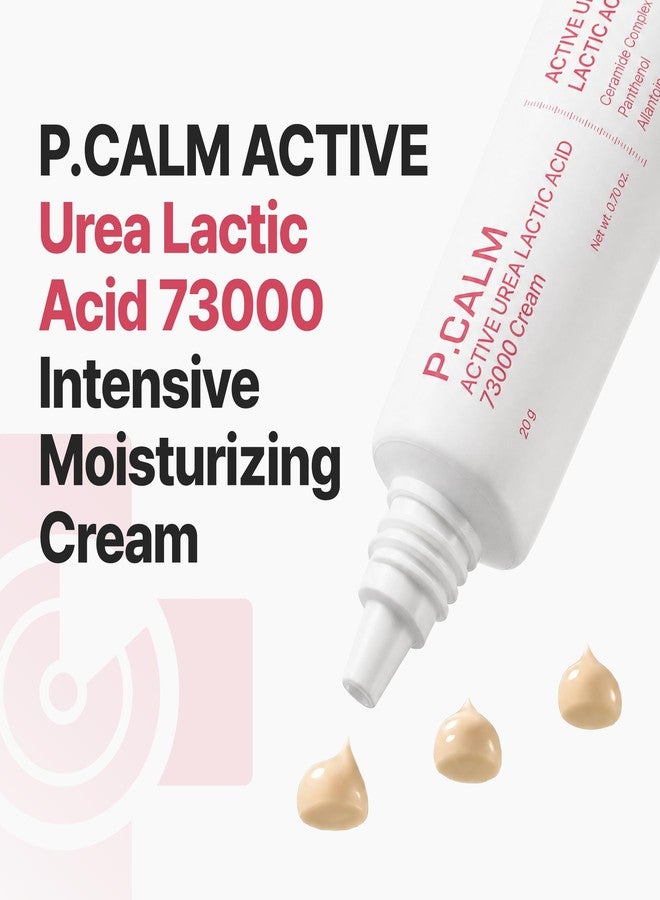 P.CALM Active Urea Lactic Acid 73000 Cream | Exfoliating Body Moisturizer with Urea & Lactic Acid, Rough Texture Smoothing & Dull Skin Care | Korean Body Care, 20g / 0.7 oz - Image 2