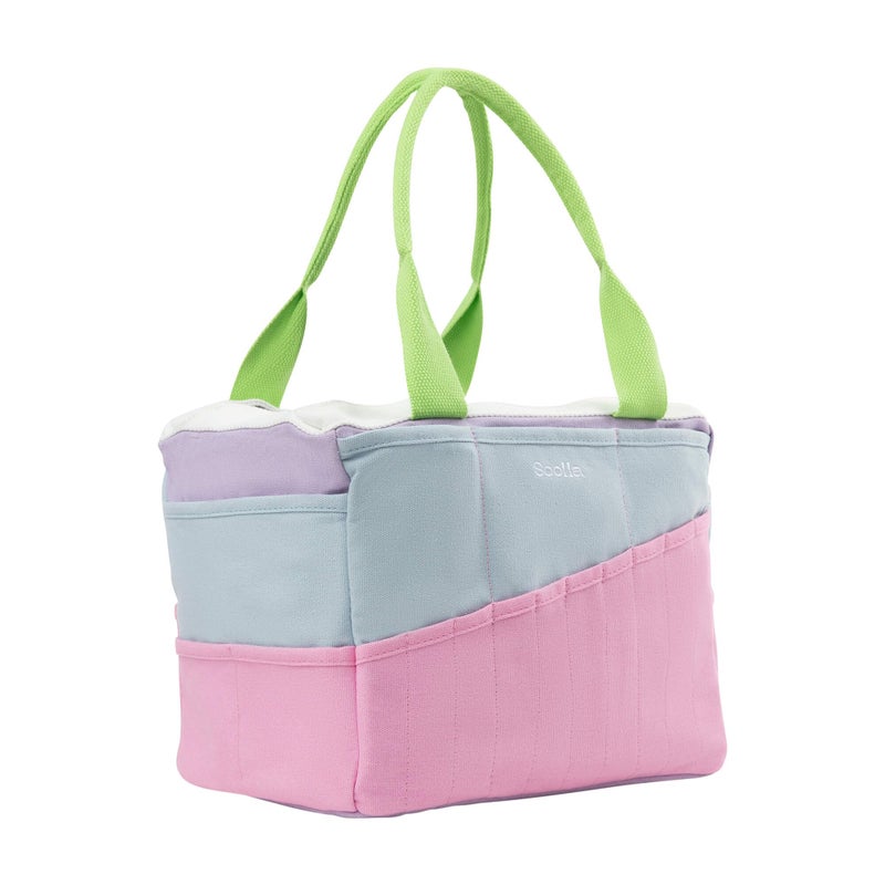 Soolla Studio Bag: Pottery Tool Bag, Art Supply Storage, Knitting Yarn Organizer, Crochet Projects, & Washable Craft Tote, 30 Pockets, 25+ Canvas Colors, Student Artist Gift (80's Windbreaker) - Image 2