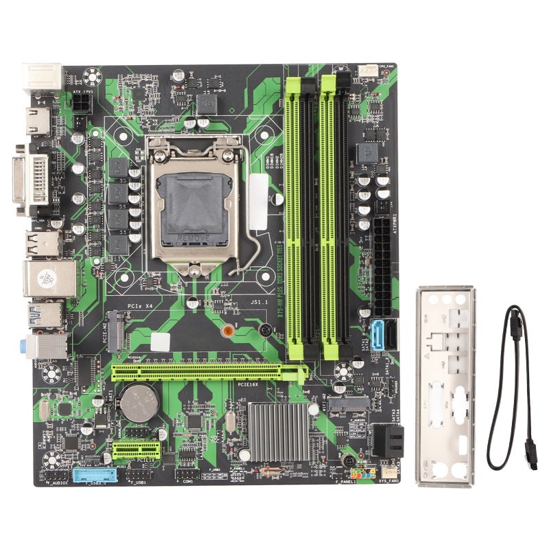 جينجشا اللوحة الأم ATX LGA1155 DDR3 للكمبيوتر المكتبي - واجهة Serial ATA M.2 ومخرج HD VGA - طاقة 3+1 فاز لسلسلة Core I7 I5 I3 E3 - Image 1